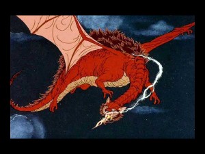 اسماگ در انیمیشن هابیت (1977)