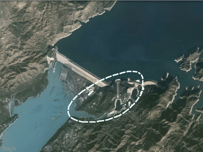 tarbela dam on google maps