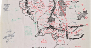 tolkien middle earth annotated map