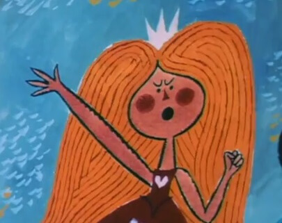 پرنسس میکا میلوانا در انیمیشن هابیت 1966