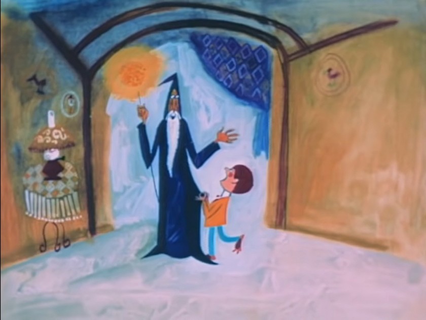 گندالف و بیل‌بو در انیمیشن کوتاه هابیت (1967)