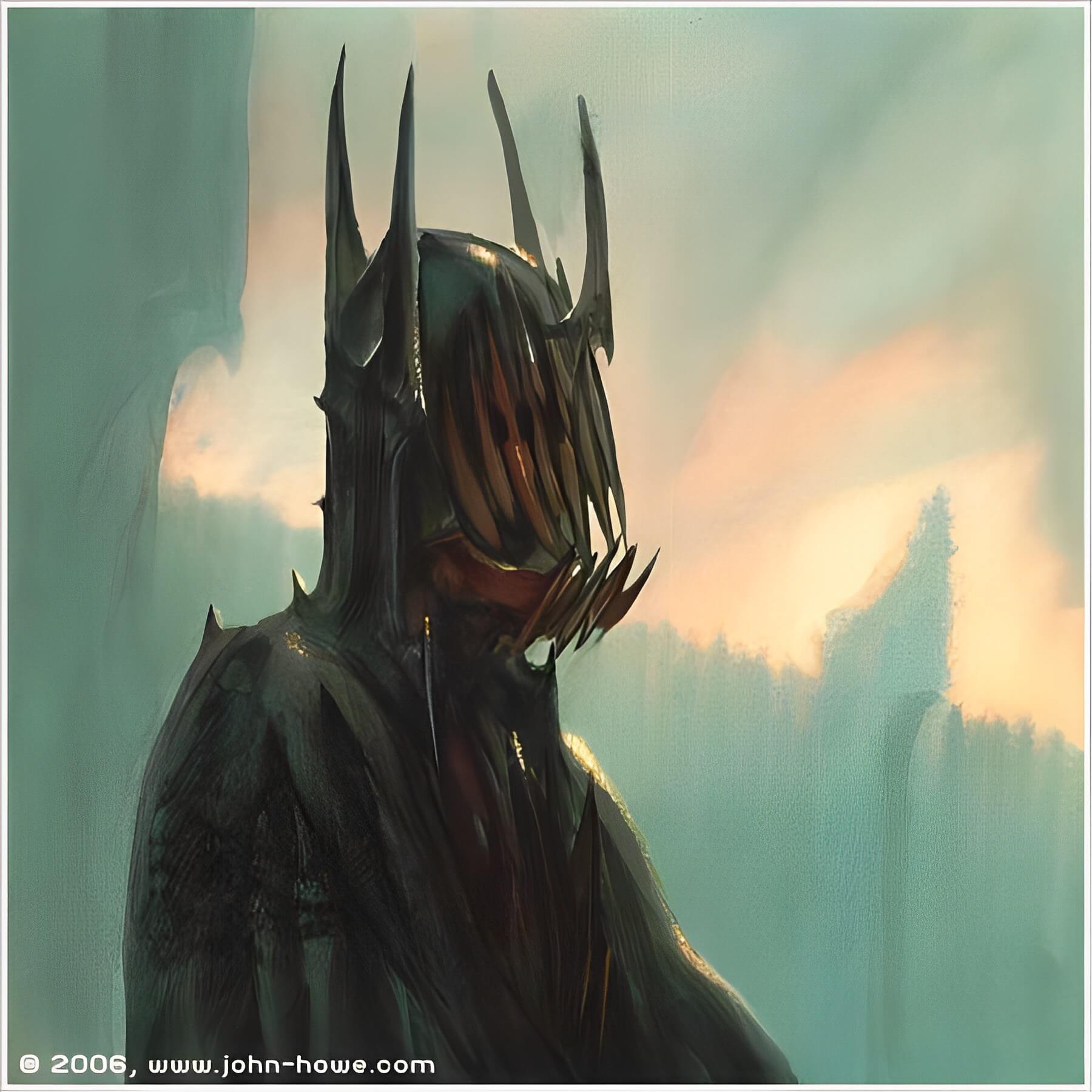 Mouth of Sauron Concept Art by John Howe