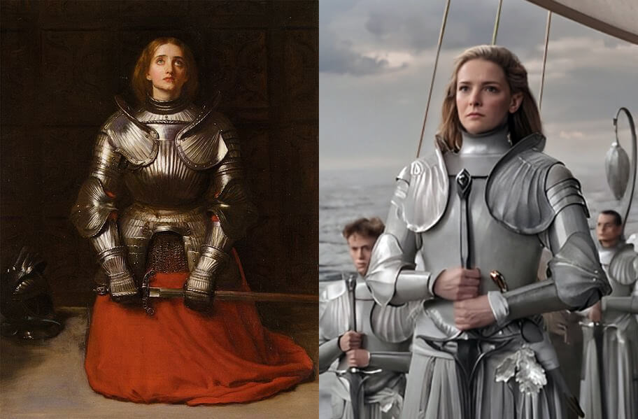 Galadriel and Joan of Arc by John Everett Millais